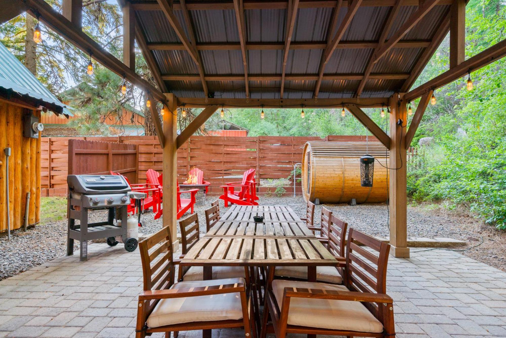 White Pass Log Cabin Luxury Retreat Rimrock Exterior foto